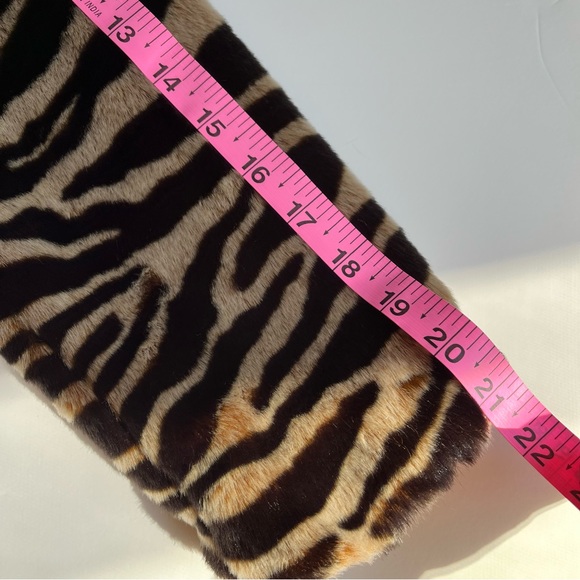 NWT•Banana Republic•Faux Fur Tiger Coat•sz S - Picture 12 of 12